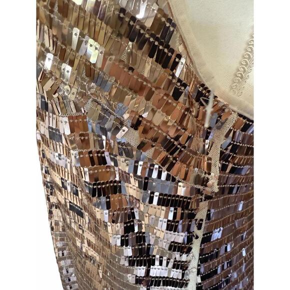 NWT Free People Sequin Dress with Sheer Straps, Large - Picture 3 of 6